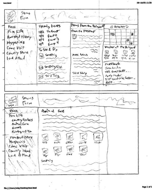 Stearns layout wireframe 4