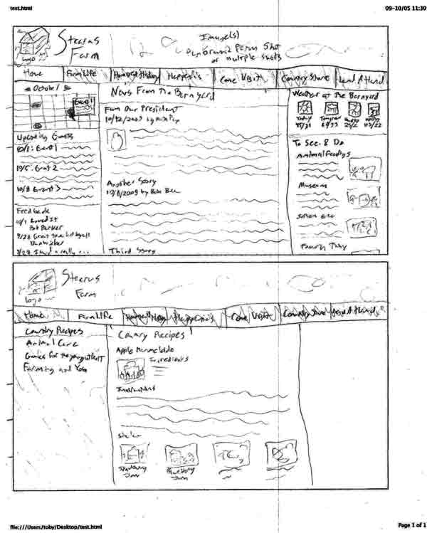 Stearns layout wireframe 2